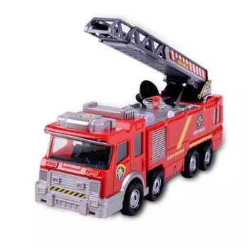 Двигатель пожарной машины Игрушечный автомобиль Строительная машина Выдвижная лестница Распыление воды