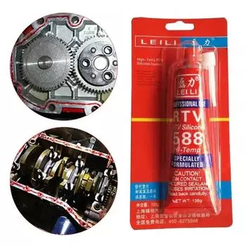 Двигатель Профессиональный силиконовый резиновый высокотемпературный герметик Автомобильный неадгезивный RTV для ремонта зазоров двигателя Инструменты