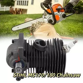 Двигатель STIHL MS170 MS180, двигатель 38 мм, поршневой коленчатый вал для бензопилы 018