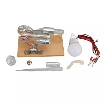 Двигатель Стирлинга с горячим воздухом, многофункциональная образовательная игрушка, генератор электроэнергии для школы