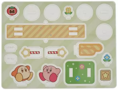 Движущаяся диорама Dream Land Акриловая подставка Качели-качели Уоддл Кирби (1) (Кирби и Ди)