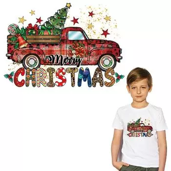 Движущиеся рождественские наклейки с утюгом для одежды, аппликация, термоклейкая передача, аксессуары «сделай сам», художественные ремесла, гладильная термонаклейка, патч