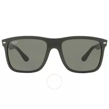 Двое зеленых квадратных солнцезащитных очков унисекс Ray Ban Boyfriend RB4547 671931 57