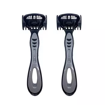 Двойная филировочная бритва для ног, как She s Line Man, 1 упаковка, 2 упаковки