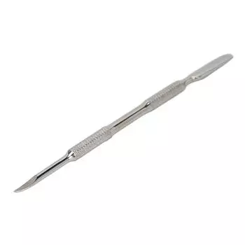 Двойная головка для кутикулы, нержавеющая сталь, инструмент для педикюра и удаления омертвевших клеток кожи