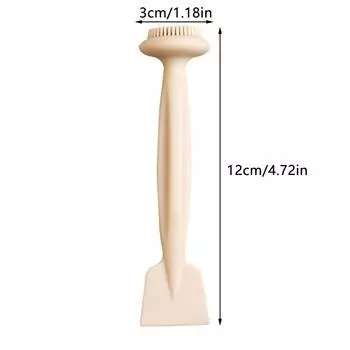 Двойная головка для нанесения маски для лица, силиконовая щетка-аппликатор, шпатель, женская щетка для очищения кожи лица, щетки для перемешивания для салона красоты зелёный