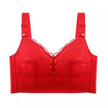 Двойная грудь нижнее белье женщины собирают без стальных ободов бюстгальтер тонкий большой размер толстый мм сексуальный бюстгальтер 34/75B чёрный