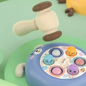 Двойная интерактивная игрушка «Щенок лося», обучающая игра «Бей крота», быстрая игра-толчок, игрушка для детей, сенсорная игрушка Yellow-Puppy