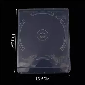 Двойная коробка для компакт-дисков, Blu-ray, DVD-дисков, двойная упаковка, коробка для дисков для игр PS2 и PS3 белый