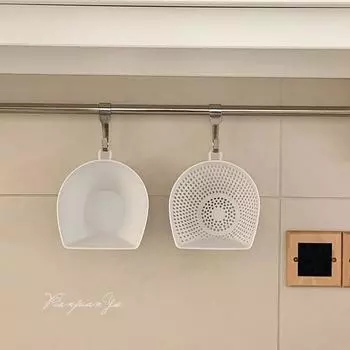 Двойная корзина для мытья овощей Многофункциональная сливная корзина Инструменты Корзина-фильтр для фруктов Кухонные принадлежности белый