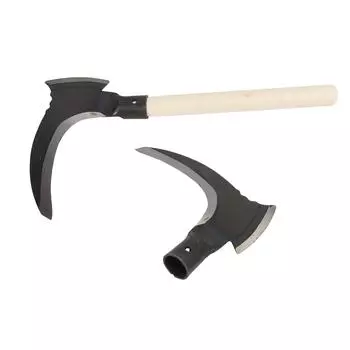 Двойная коса из высокомарганцевой стали, двойная коса, многофункциональная, для стрижки деревьев, двойной серп для садовых инструментов