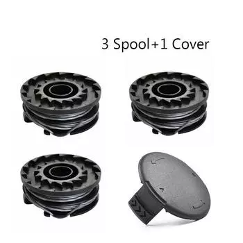 Двойная леска, катушка и чехол для Bosch ART24 ART24+ ART27, колпачок триммера для триммера FAST POST 1PC чёрный