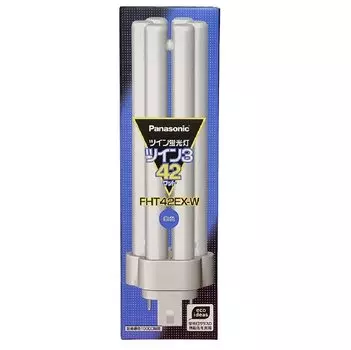 Двойная люминесцентная лампа Panasonic 42 twin 3 в комплекте FHT42EXW тип/белый (6 мост)