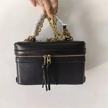 Двойная молния модные маленькие квадратные сумки кожа пэчворк холст женская сумка цепочка курьерская клапан девушка плечо сумка через плечо