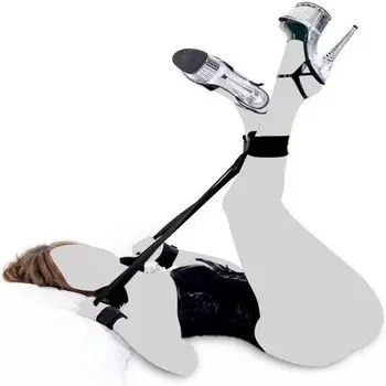 Двойная пара БДСМС Комплект удерживающих устройств для кровати Система удержания запястий и ног Манжеты для рук и лодыжек Ограничения для кровати Секс-связывание Позиция Поддержка слинга Секс-игры