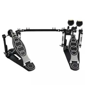 Двойная педаль Двойная басовая педаль Прямой привод Бас-барабан с ножной педалью Решетка Дизайн Двойная барабанная педаль Регулируемая ударная установка Аксессуары для ударных инструментов Высокий