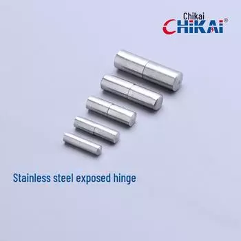 Двойная петля из нержавеющей стали с материнской втулкой для шкафа-купе M8*30 long (iron)