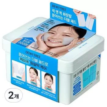 Двойная подушечка для снятия макияжа с ног Deweytree Pick&Quick 100 листов 1 100 листов, 2 упаковки, 100 штук