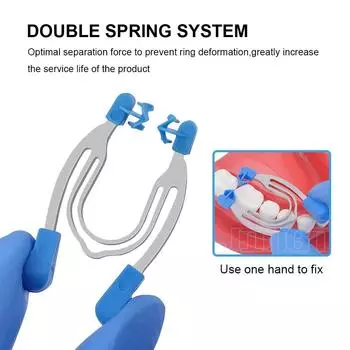 Двойная пружина Стоматологическая матрица Секционные контурные матрицы Зажимы Модель A&B Запасные части Вспомогательные инструменты для реставрации зубов Type A Hand Use