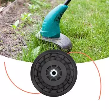 Двойная резьбовая головка M10 x 1,25 мм с левой резьбой и резьбой 2,4 мм x 15 м для сменной катушки с нитью для триммера и кустореза оранжевый