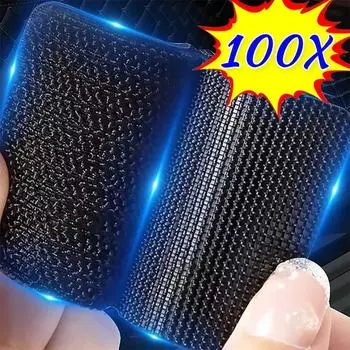 Двойная самоклеящаяся застежка-липучка с двухсторонним скотчем для шитья ковров, фиксация, самодельный органайзер для кабелей, застежка-липучка для дома 20PCS-(10 Pairs)