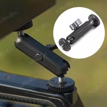 Двойная шаровая головка Magic Arm 1/4-дюймовый винт с ЧПУ для зеркальной камеры, штатив, клетка, светодиодная видеолампа, микрофон, полевой монитор