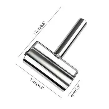 Двойная скалка из нержавеющей стали с антипригарным покрытием для теста, ролик для теста, кухонная машина для приготовления пельменей, лапши, пиццы, пирогов, инструменты для выпечки