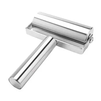 Двойная скалка из нержавеющей стали с антипригарным покрытием для теста, ролик для теста, кухонная машина для приготовления пельменей, лапши, пиццы, пирогов, инструменты для выпечки 1PCS