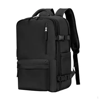 Двойная сумка через плечо для компьютера, легкий повседневный рюкзак для коротких поездок на ночь light purple