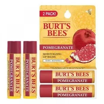 Бальзам для губ Burt S beeS Pomegranate Lip Balm Duo Pack Бальзам для губ Burt S beeS Pomegranate Lip Balm 4,25 г x 2