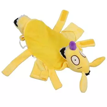 Двойная забавная одежда для домашних животных, удобная, теплая, предотвращает выпадение шерсти, классическая осенне-зимняя одежда для домашних животных Yellow S