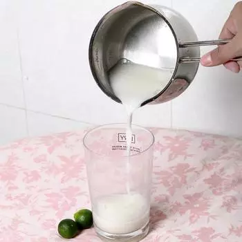 Двойное дно из нержавеющей стали 304 с антипригарным покрытием, маленькая молочная кастрюля, мини-супница для домашнего хозяйства для приготовления пищи белый