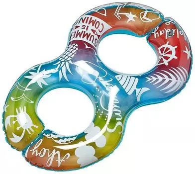 Двойное кольцо Игараси Радуга 114 x 70 см 2 воздушные камеры Средний РАДУГА Прибл.. (раздутый размер) МФА-РЛ2В