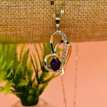 Двойное кривое персиковое сердце, простой темпераментный дизайн, высококлассный и универсальный