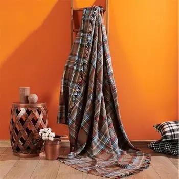 Двойное одеяло Buca Wool Scotch Коричневое 180x200 см