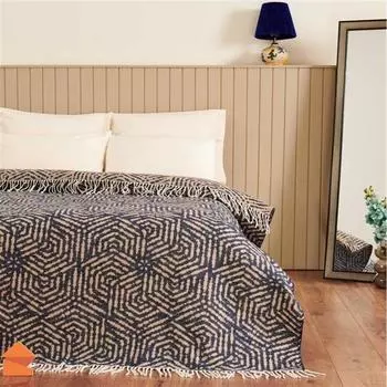 Двойное одеяло Nuvomon Scotch JS23803A Синий 180x220 см