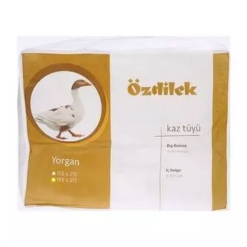 Двойное одеяло zdilek с гусиным пером 195x215 см zdilek Одеяло с гусиным пером zdilek Duvet