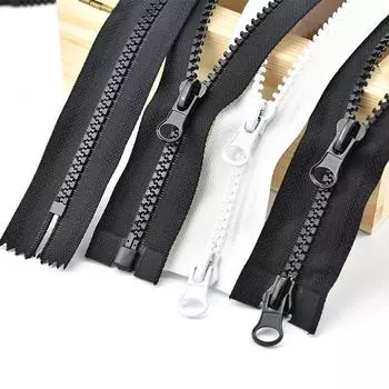 Двойное открытие Нет. 5 черных смоляных молний для пуховиков, доступные длины от 15 до 100 см.