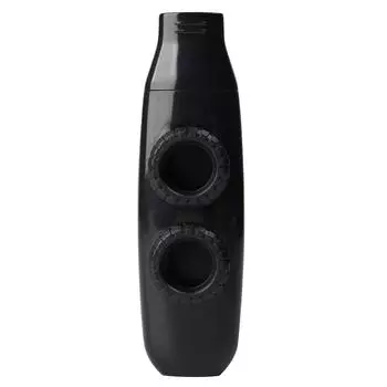 Двойное отверстие Kazoo Professional ABS Kazoos Подарки для детей и взрослых начинающих (черный)