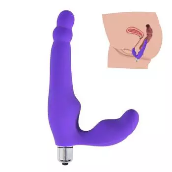 Двойное проникновение Вибратор G Spot Вагина Стимулятор клитора Анальная пробка Сексуальные товары Секс-игрушки для женщин Взрослые 18 Sexshop