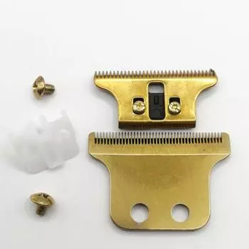 Двойное широкое лезвие триммера с 2 отверстиями, сменное лезвие для Wahl 8101 2215, регулируемое золото