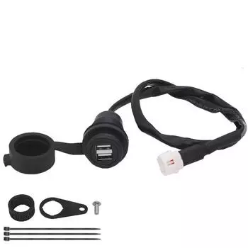 Двойное USB зарядное гнездо для Yamaha Mt09 Mt07 Xsr700 Xsr900 Tracer 700900