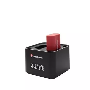 Двойное зарядное устройство Manfrotto Pro CUBE для Nikon Быстрая зарядка двух устройств одного типа одновременно MANPROCUBEN EN-EL14 EN-EL15 EN-EL25