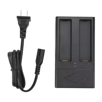 Двойное зарядное устройство USB с двумя отсеками для быстрой зарядки и светодиодным индикатором для DJI Osmo AC