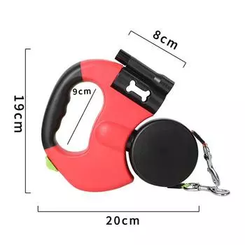 Двойной автоматический поводок для щенков, выдвижные поводки для домашних животных для маленьких и средних собак, французских бульдогов, чихуахуа, кошек, веревка, mascotas, цепь 20 rolls poop bags чёрный