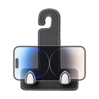 Двойной автомобильный крючок, автомобильные крючки для хранения, автомобильные крючки для сумочек, стильный автомобильный крючок, многофункциональные автомобильные вешалки для заднего сиденья, крючки для подголовников для ключей