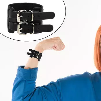 Двойной браслет-тур, модный браслет из искусственной кожи в готическом стиле для выпускного на День Благодарения коричневый