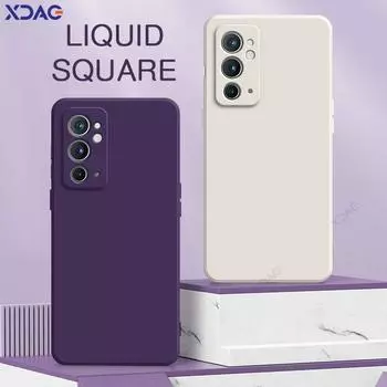 Двойной чехол для OnePlus 9 RT 9RT 5G Роскошный квадратный жидкий силиконовый чехол для телефона One Plus OnePlus9 OnePlus9RT Мягкие чехлы OnePlus 9RT