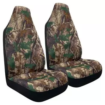 Двойной чехол на переднее сиденье из ткани Оксфорд, чехол на сиденье в камуфляжном стиле в стиле джунглей, универсальный и прочный для автомобилей, грузовиков и внедорожников