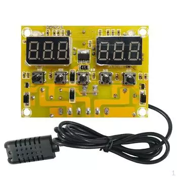 Двойной цифровой термостат постоянного тока 220 В, регулятор температуры и влажности, 10 А, 1 канал